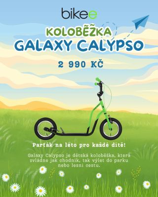 🛴✨ Parťák na léto pro každé dítě! Galaxy Calypso je dětská koloběžka, která zvládne jak chodník, tak výlet do parku nebo...